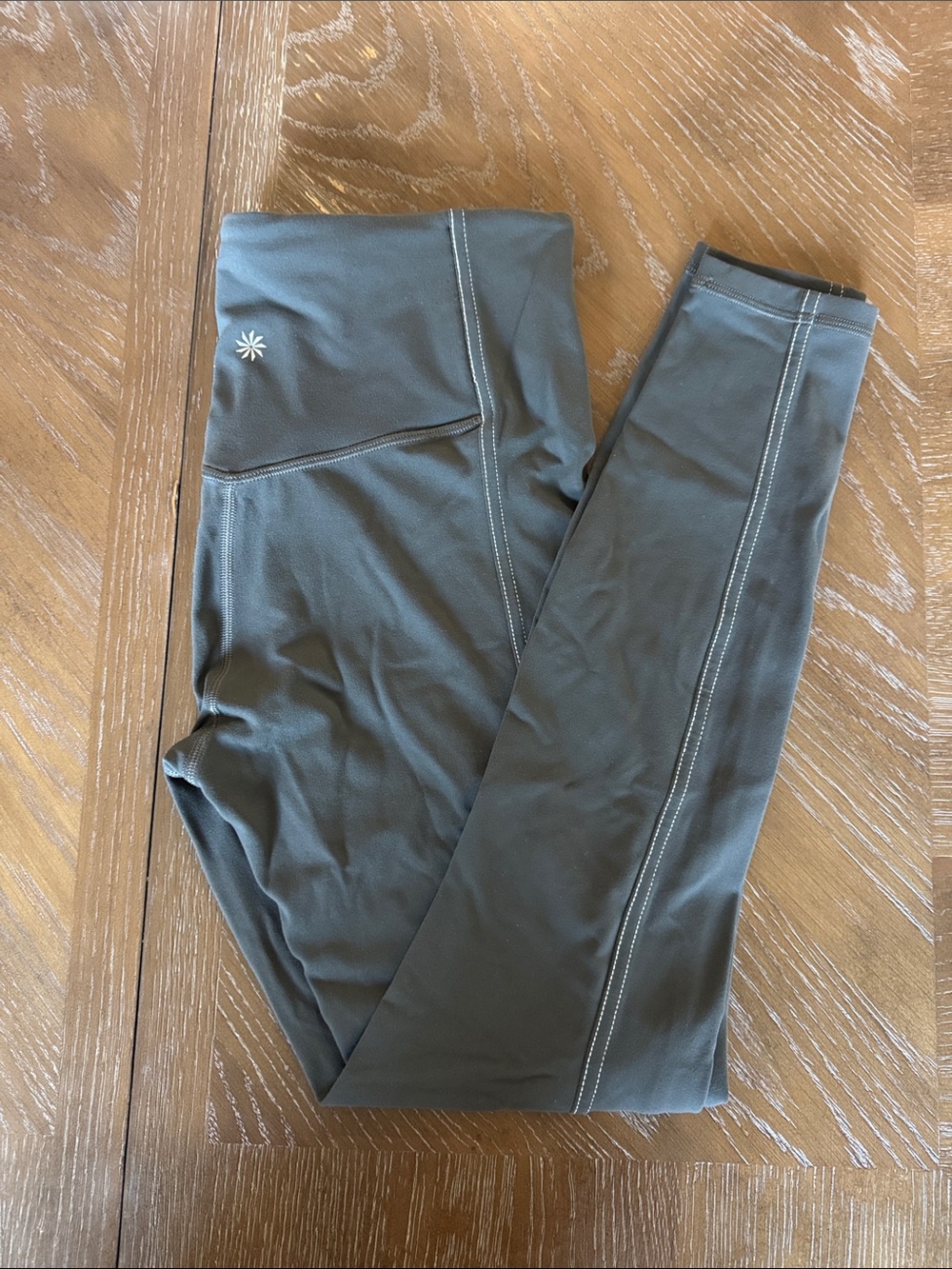 Athleta Elation Leggings with Contrast Stitching